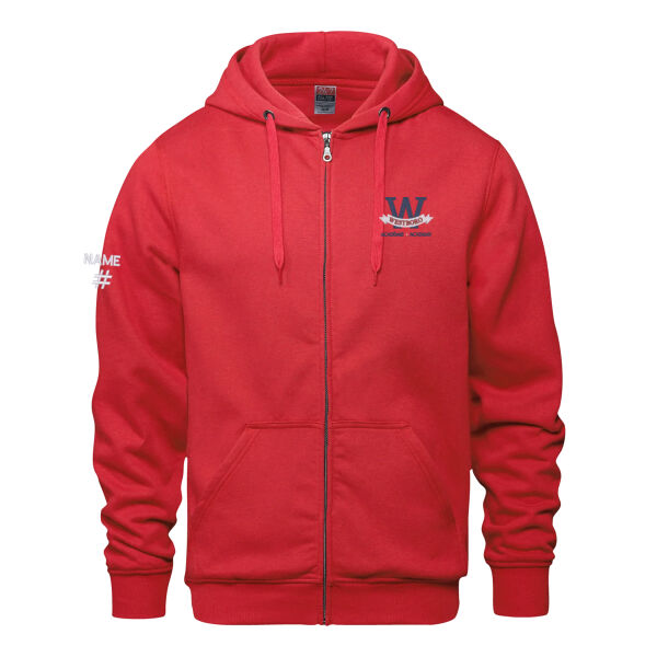 Surfer Unisex Westboro Embroidered Full Zip Hoodie Thumbnail