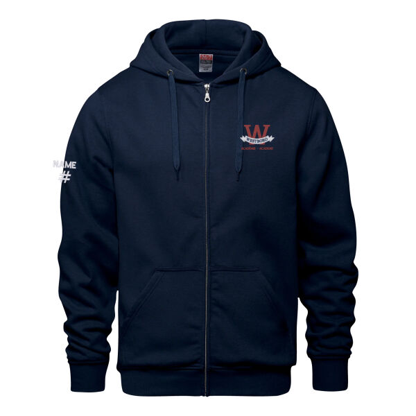 Surfer Unisex Westboro Embroidered Full Zip Hoodie Thumbnail
