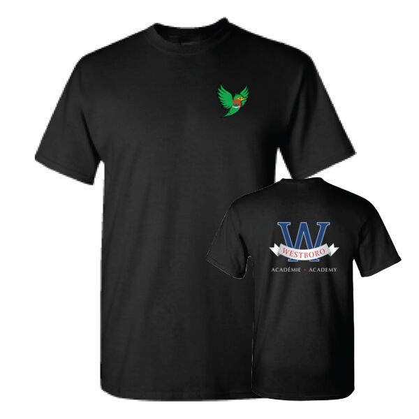 Gildan Unisex Heron Emblem Printed T-Shirt Thumbnail