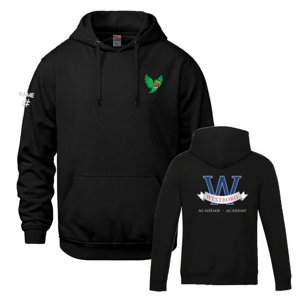 Vault Unisex Heron Emblem Printed Hoodie Thumbnail